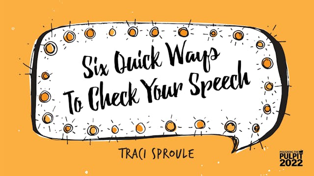 Six Quick Ways to Check Your Speech |...