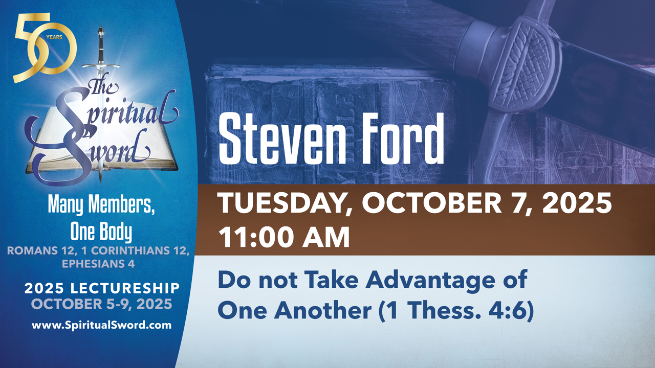 Do not Take Advantage of One Another (1 Thessalonians 4:6) | Steven Ford