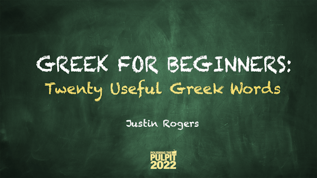 Greek for Beginners: Twenty Useful Gr...