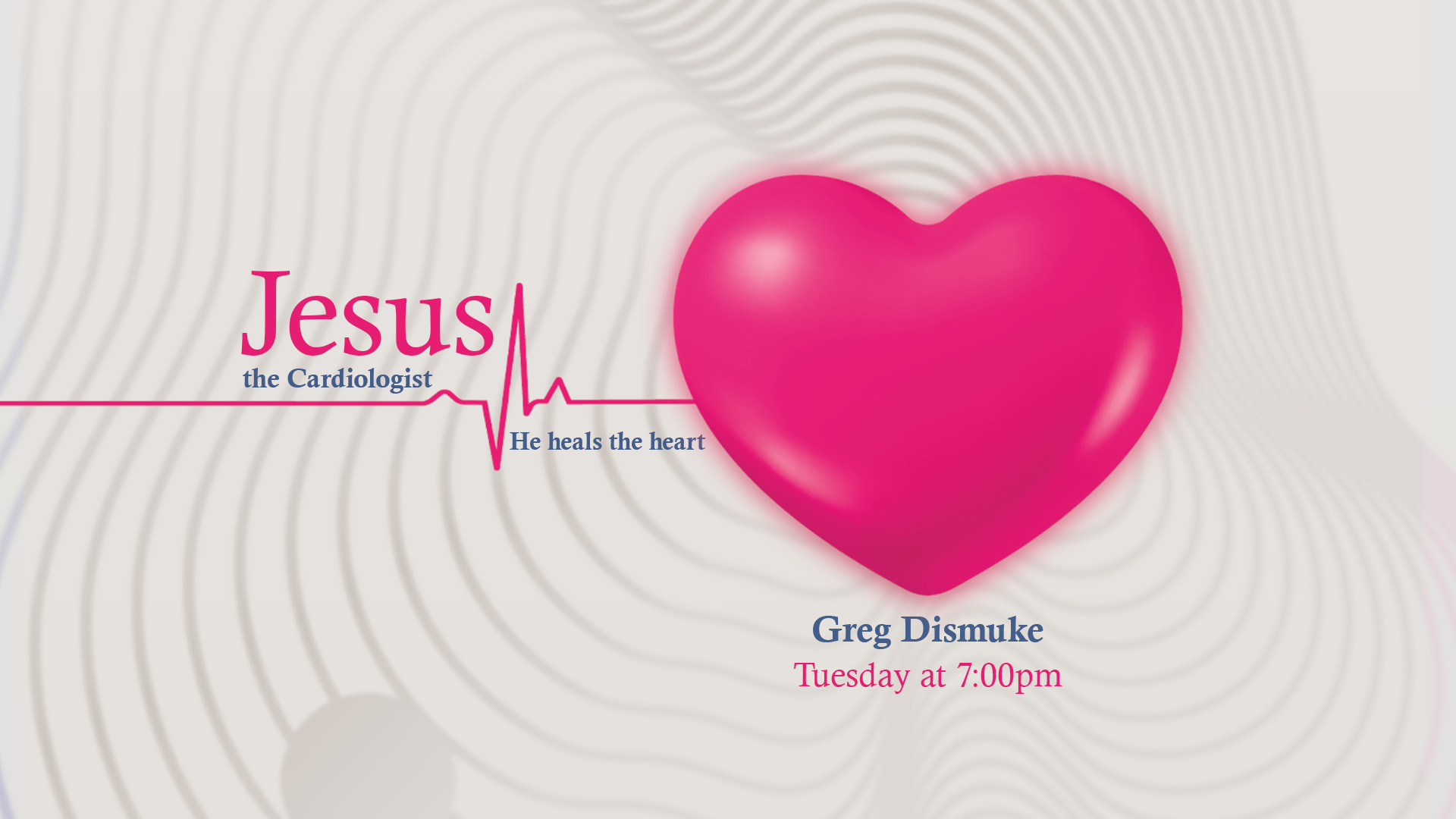 Jesus, the Cardiologist - He Heals the Heart (Psalm 51:10) | Greg Dismuke