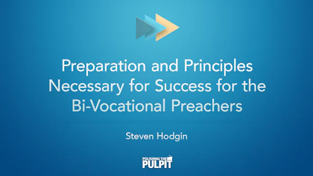 Preparation and Principles Necessary ...