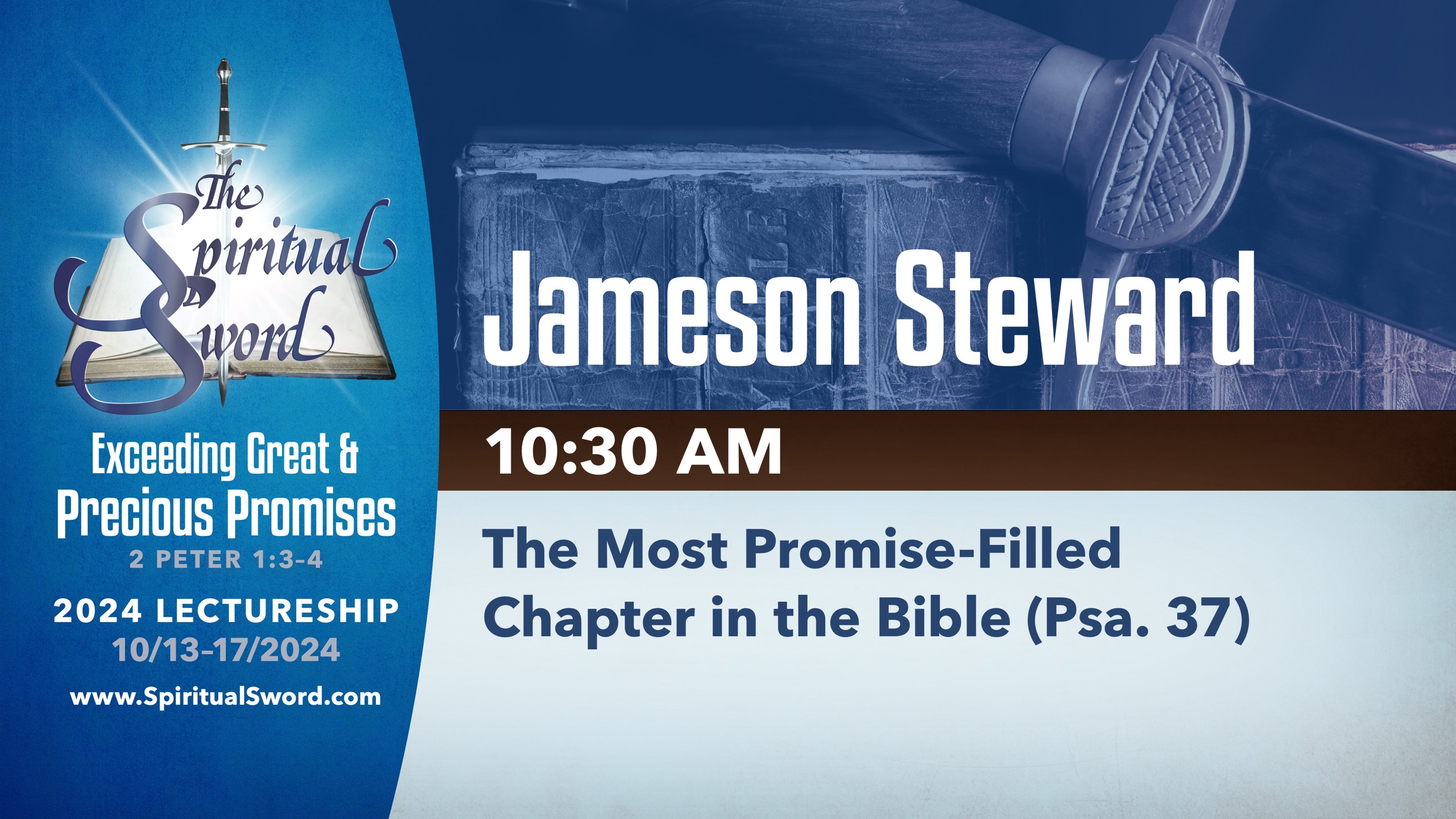 The Most Promise-Filled Chapter in the Bible (Psa. 37) | Jameson Steward
