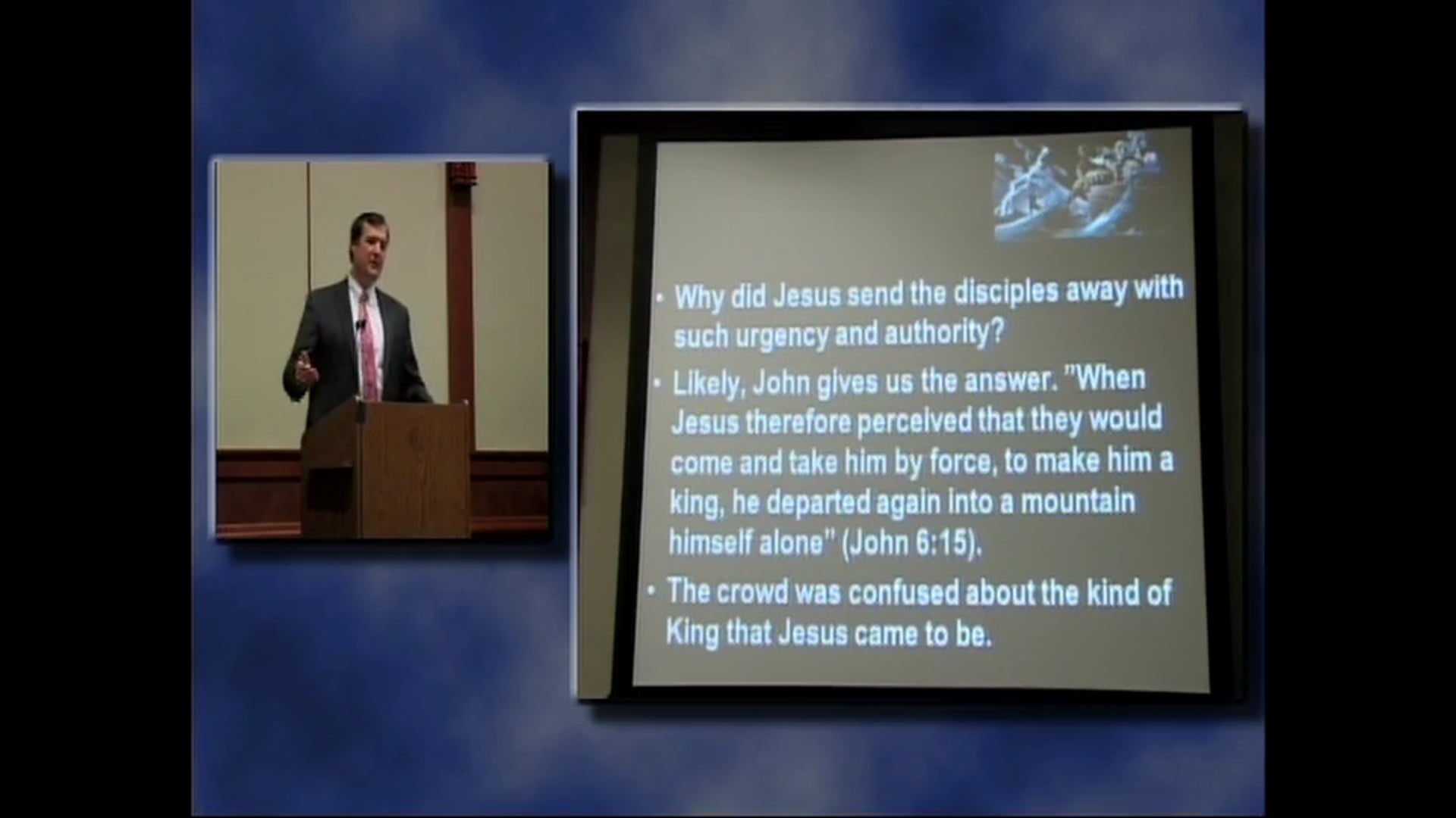 Wade Webster: Miracles Are Parables of Instruction: Walking on Water