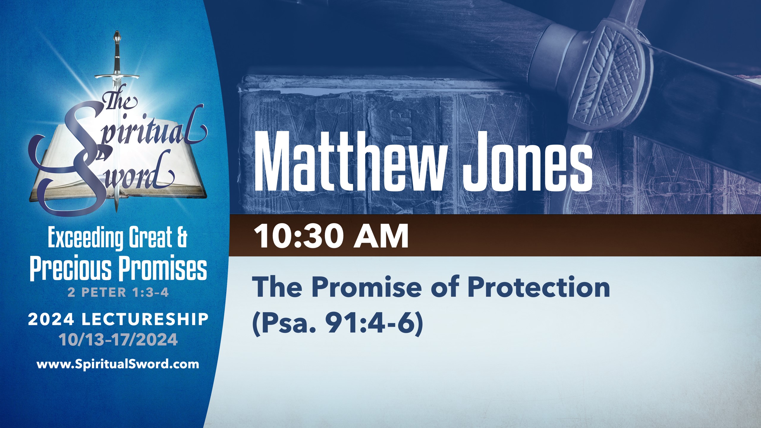 The Promise of Protection (Psa. 91:4-6) | Matthew Jones