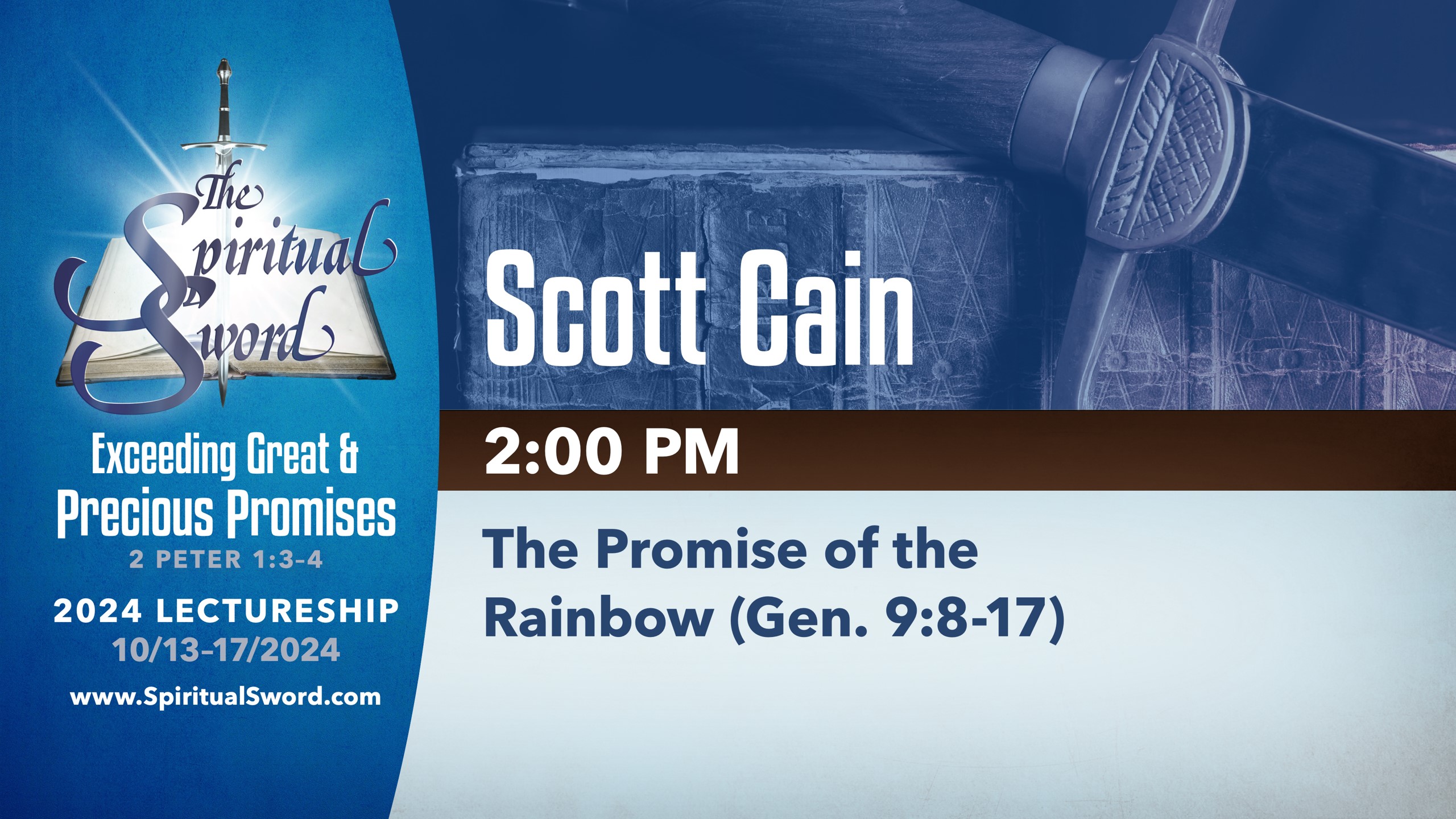 The Promise of the Rainbow (Gen. 9:8-17) | Scott Cain