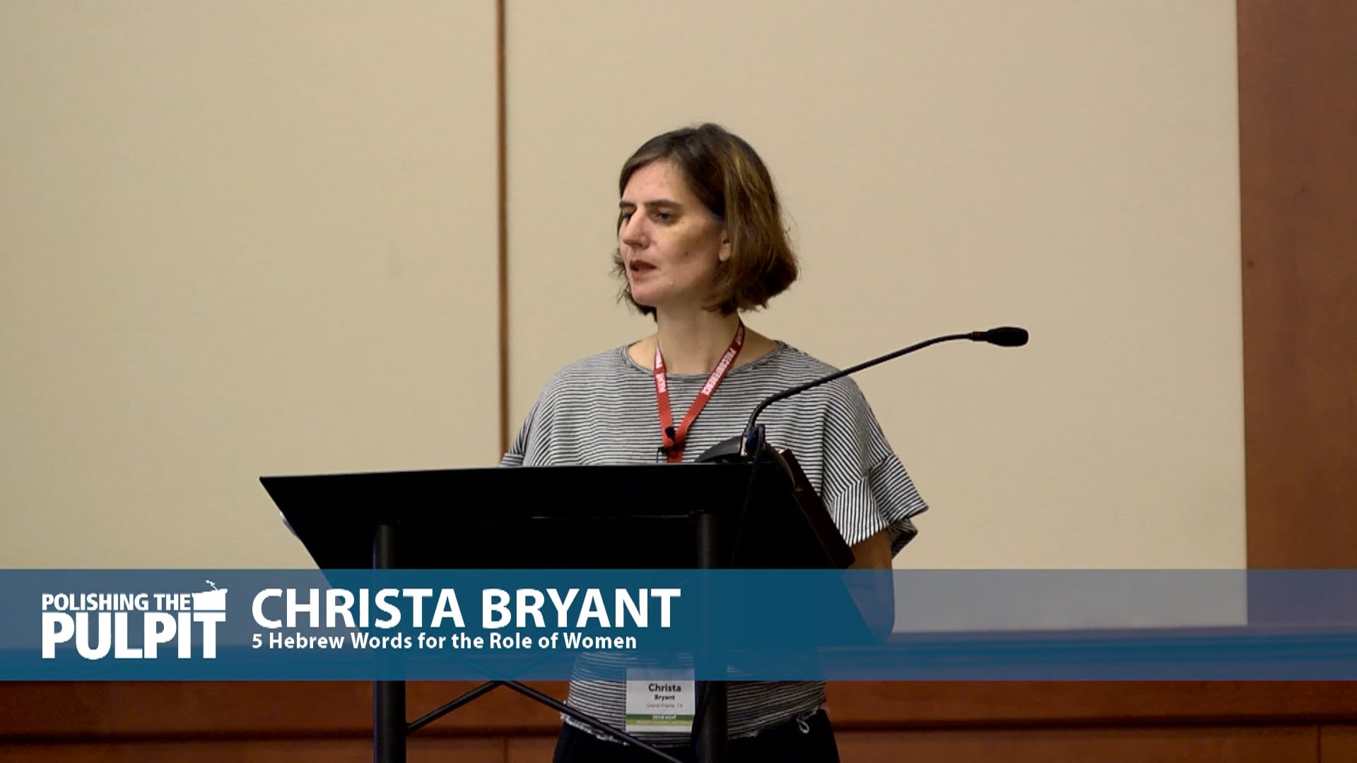 Christa Bryant: 5 Hebrew Words for the Role of Women (2)