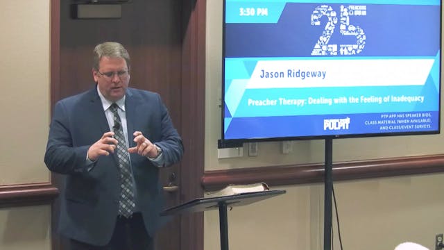 Jason Ridgeway: Preacher Therapy: Dea...