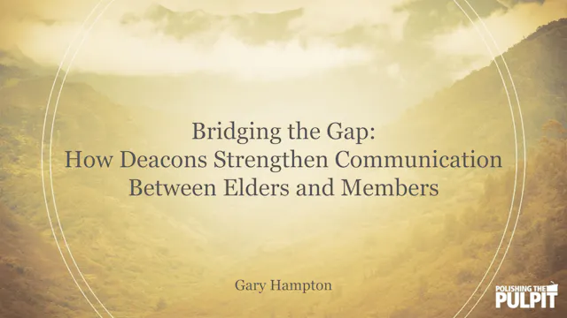 Bridging the Gap | Gary Hampton