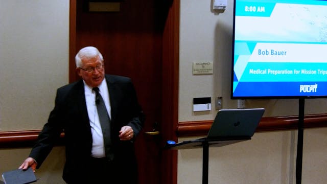 Bob Bauer: Medical Preparation for Mi...