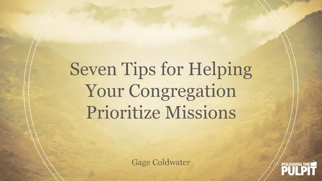 Seven Tips for Helping Your Congregat...