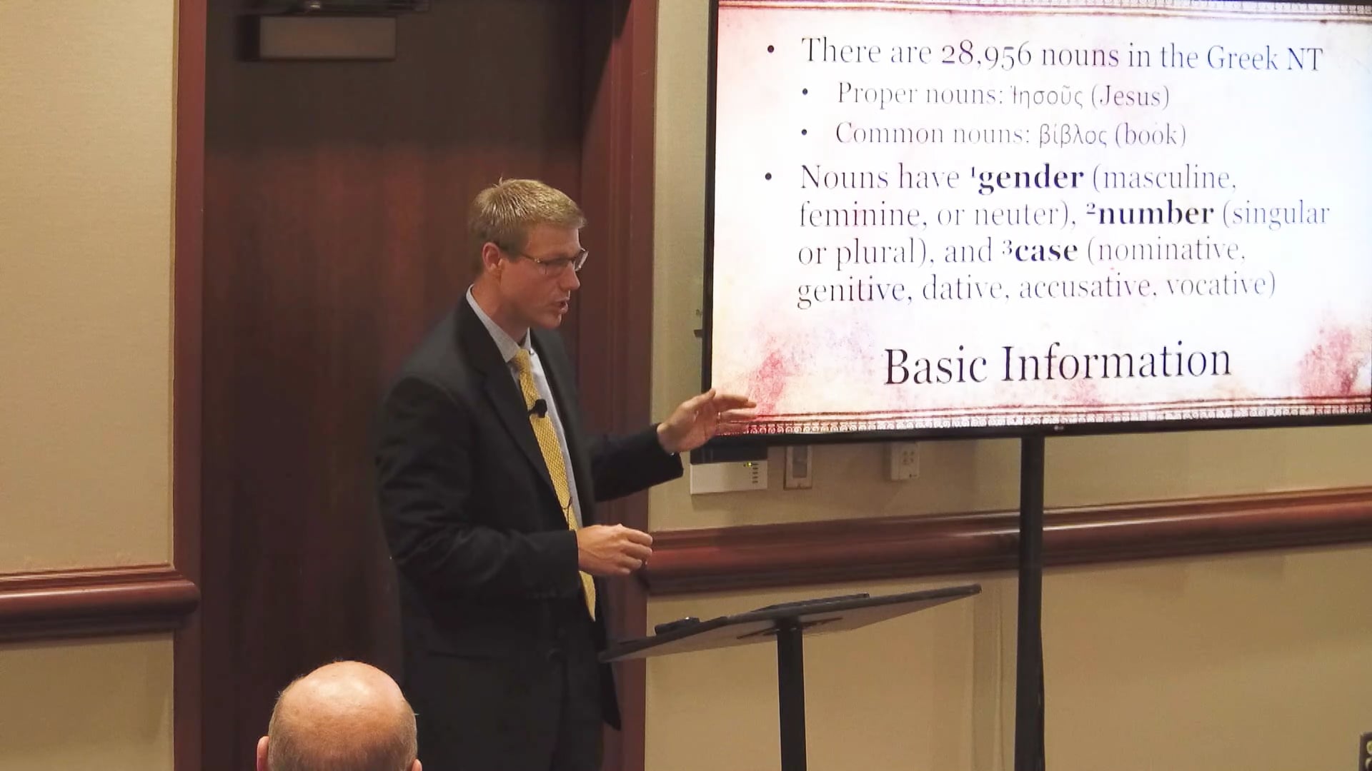 Justin Rogers: Greek for Beginners (1): The Noun