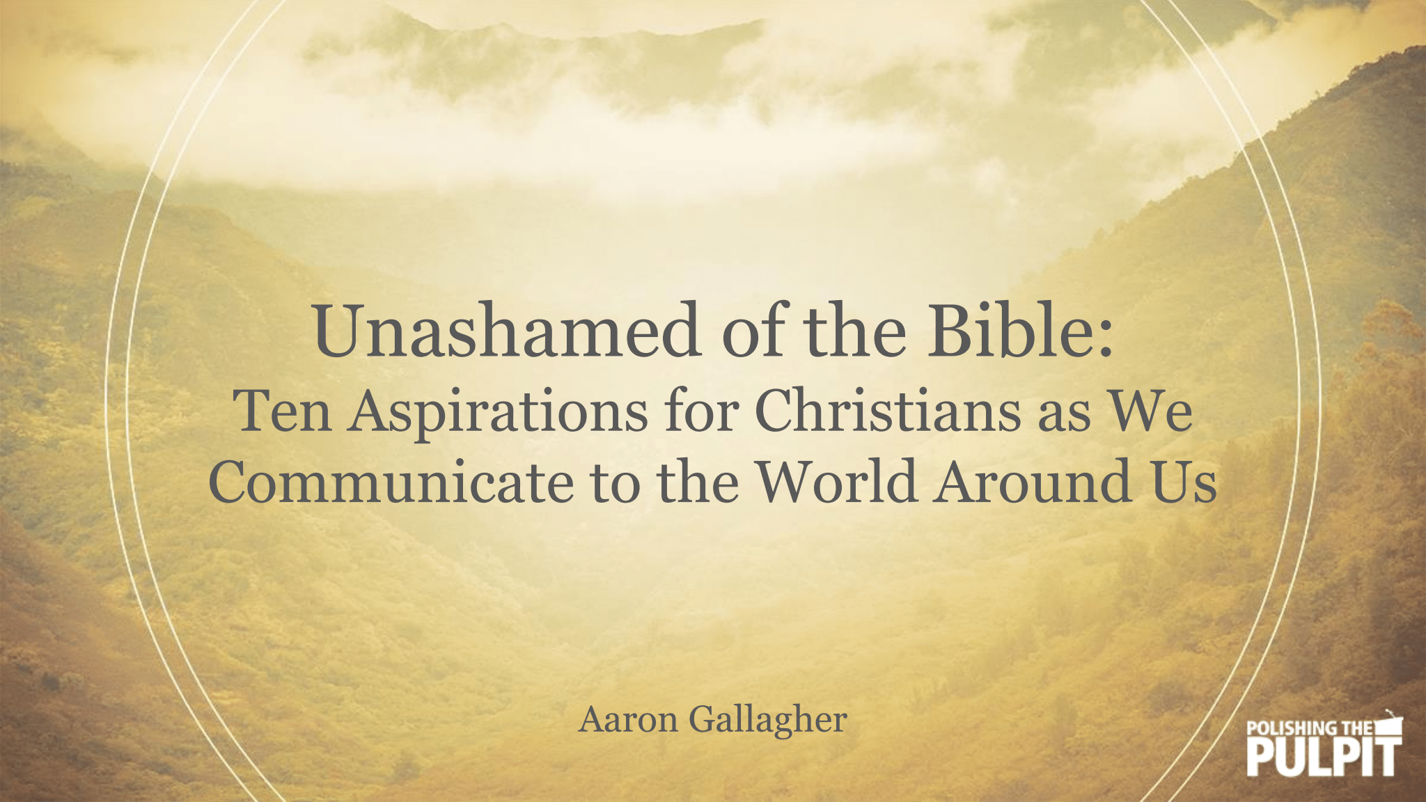 Unashamed of the Bible | Aaron Gallagher