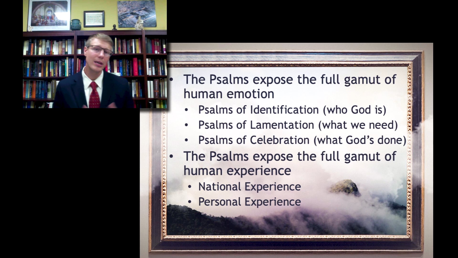 Justin Rogers: How to Read the Psalms Spiritually