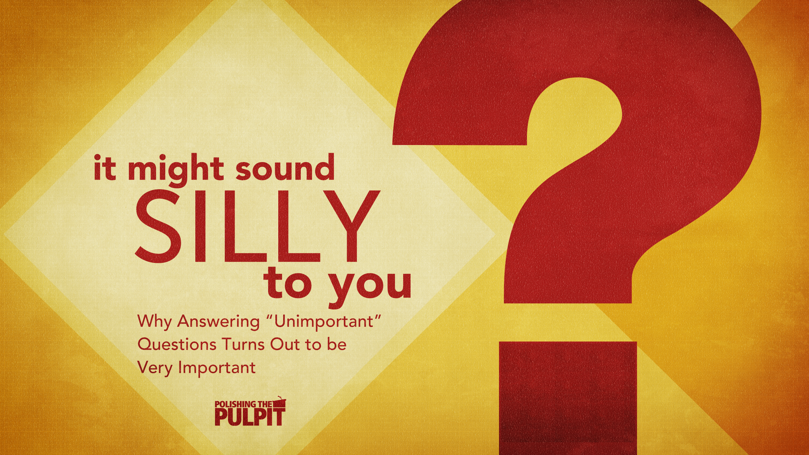 Why Answering “Unimportant” Questions Turns Out to Be Very Important | Kyle Butt