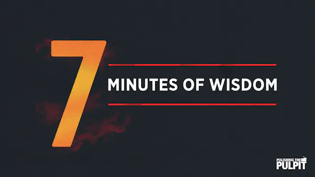 Seven Minutes of Wisdom on Staying Co...