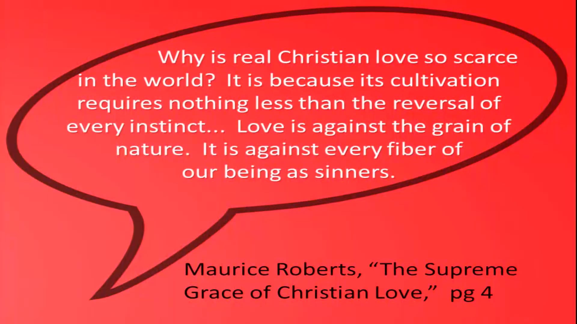 David Shannon: The Greatest of these is Love (101) 