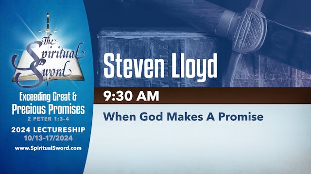 When God Makes A Promise | Steven Lloyd