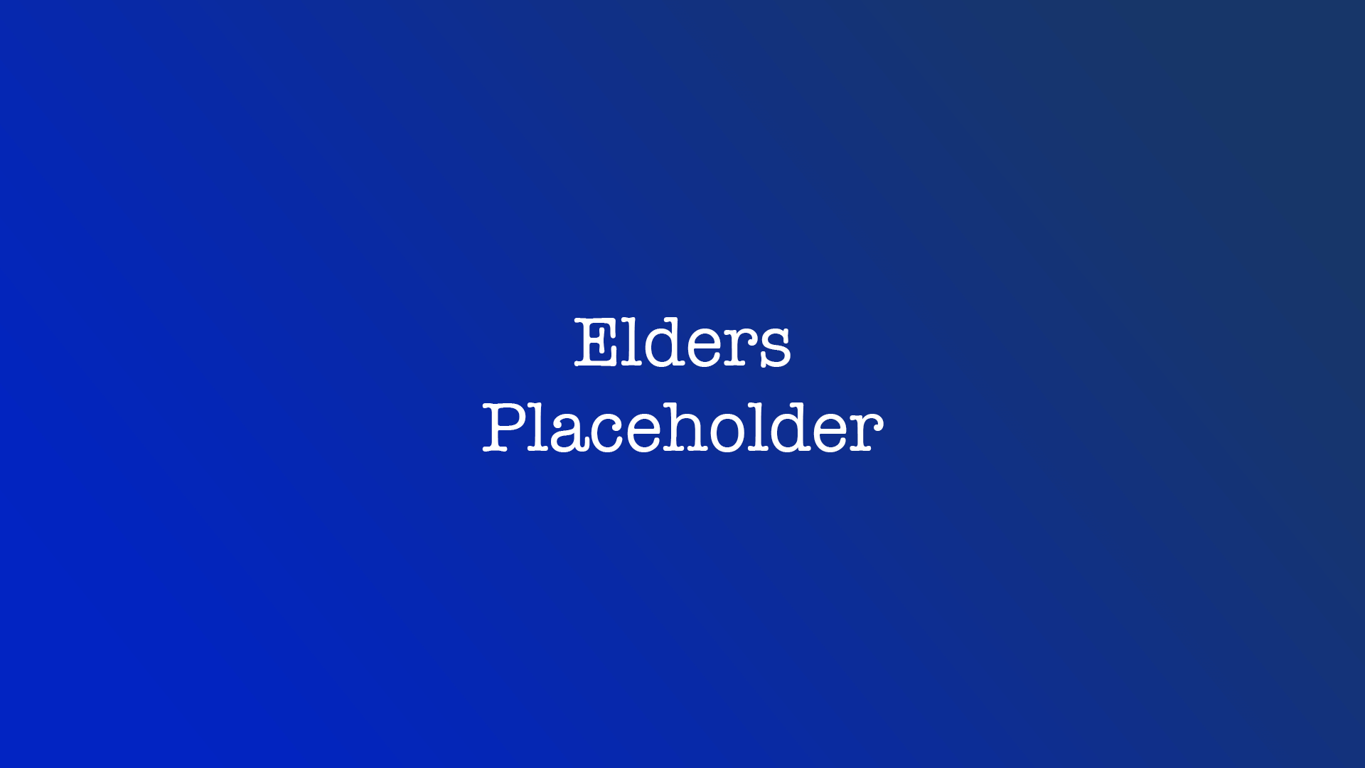 Elders