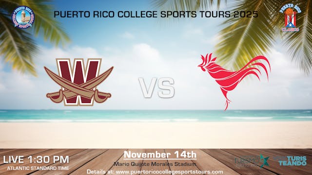 Walsh University Men vs UPR Rio Piedras