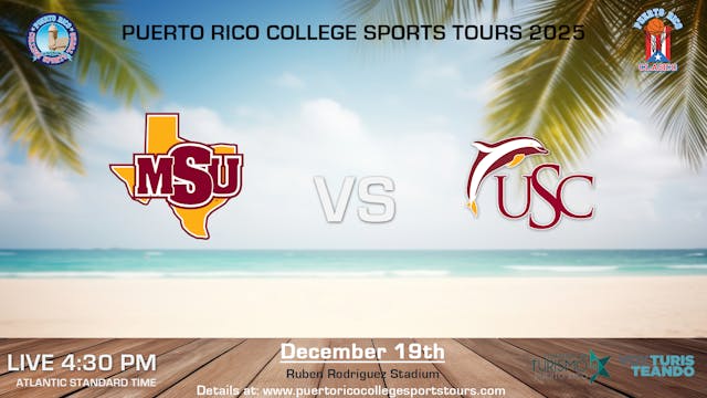 WOMEN Midwestern State VS  SAGRADO CORAZON