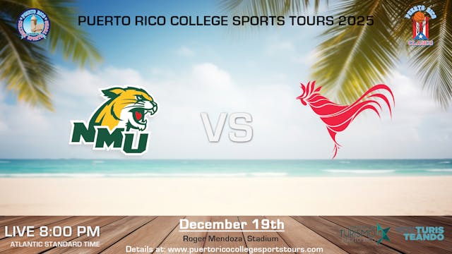 Men NORTHERN MICHIGAN VS UPR Rio Piedras