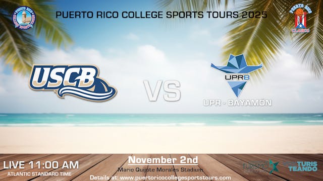 USC Beaufort Men vs UPR Bayamon