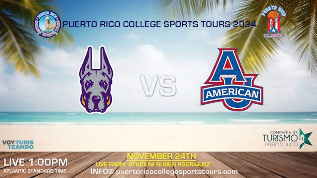 UNIVERSITY AT ALBANY VS AMERICAN UNIVERSITY