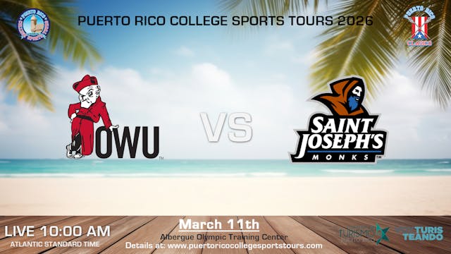 Ohio Wesleyan University vs Saint Joseph’s College of Maine