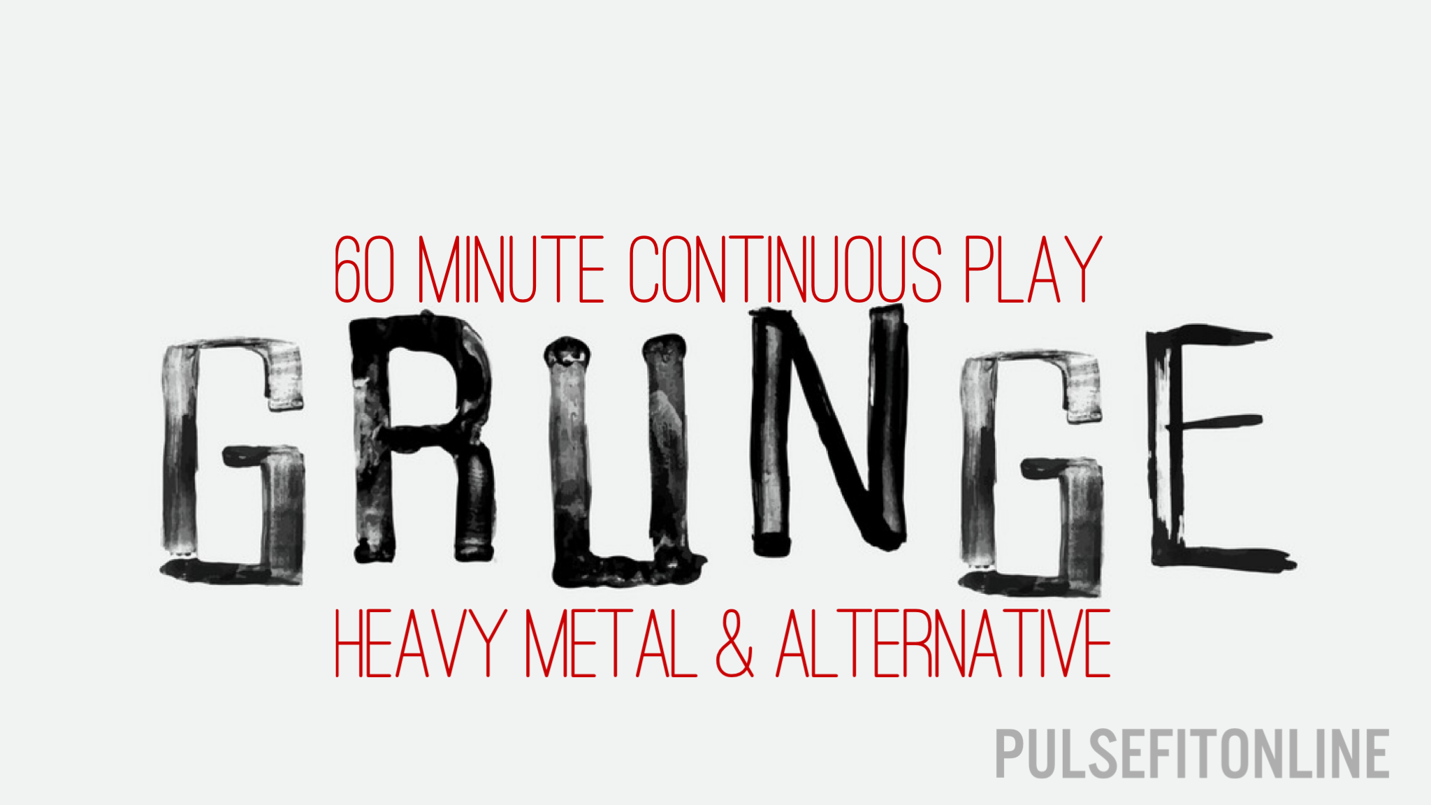 GRUNGE 60 MINUTE CONTINUOUS PLAYLIST