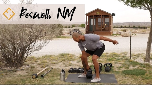 Kettlebell Flow with Paulo in New Mexico