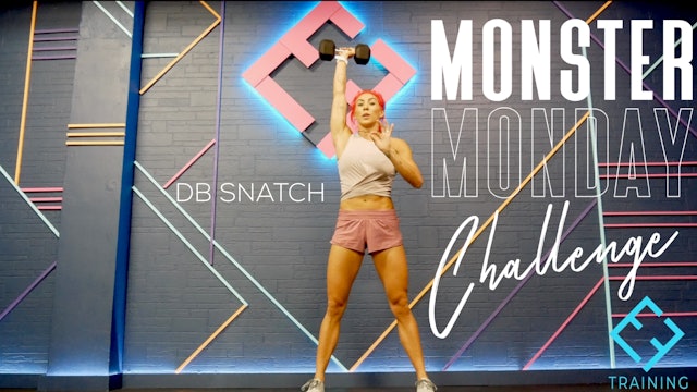 #2 Monster Monday Challenge |  Dumbbell Snatch