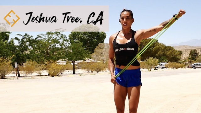 Bodyweight and Bands in Joshua Tree