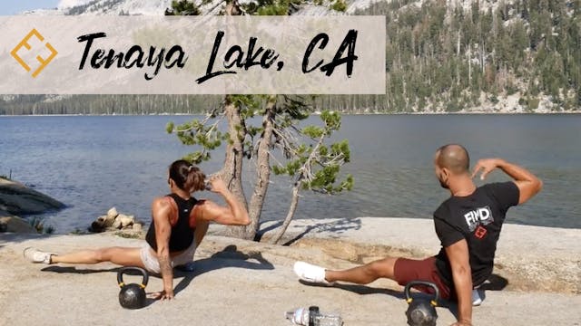 KB Conditioning at Tenaya Lake, Yosemite