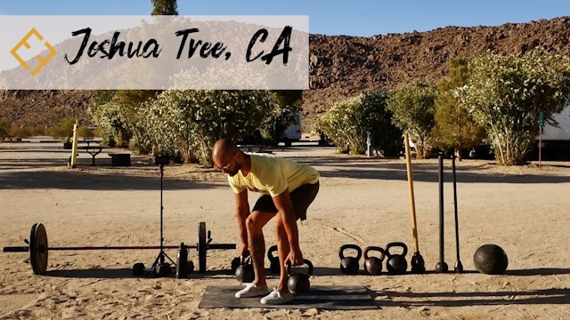 Paulo Full Body Kettlebell HIIT in Joshua Tree