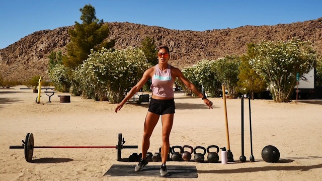 Full Body Dynamic Warm-Up in Joshua Tree