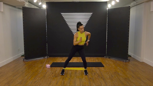 30min SCULPT NATION with Jen P – Ankle Weights & Light Mini Band Workout - 11/08