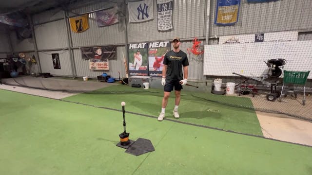 Set tee for different pitch locations...