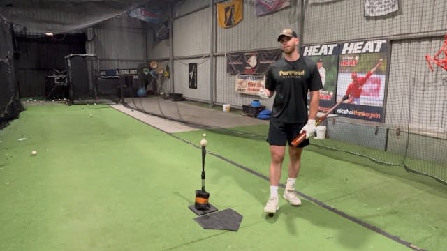 Set tee for different pitch locations...