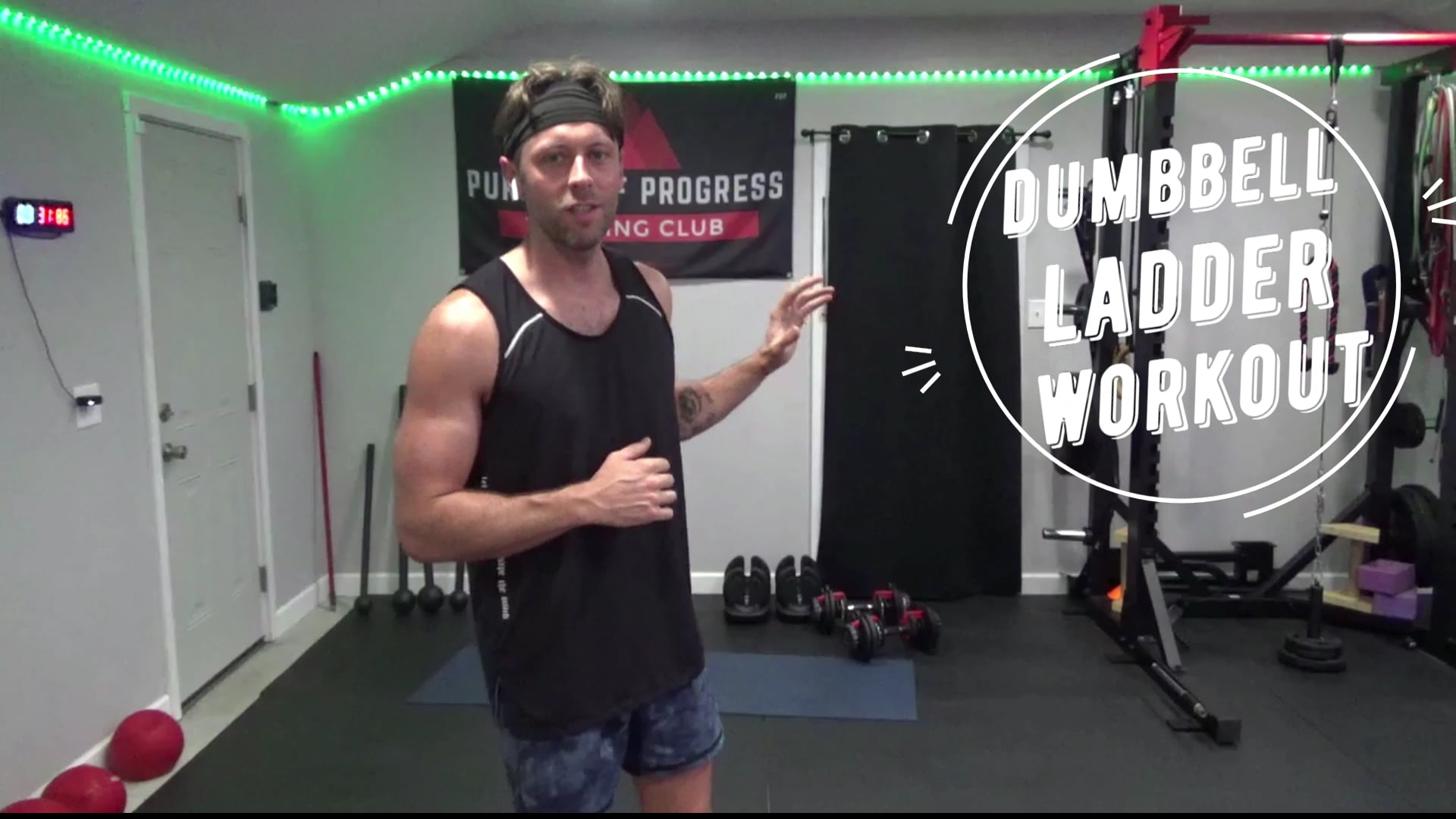 Dumbbell Ladder Workout