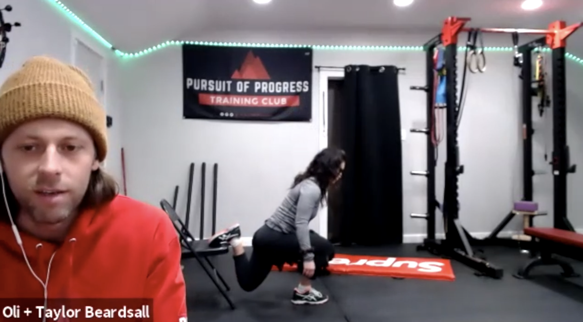Livestream POP Full-body Workout: Chair Split Squat
