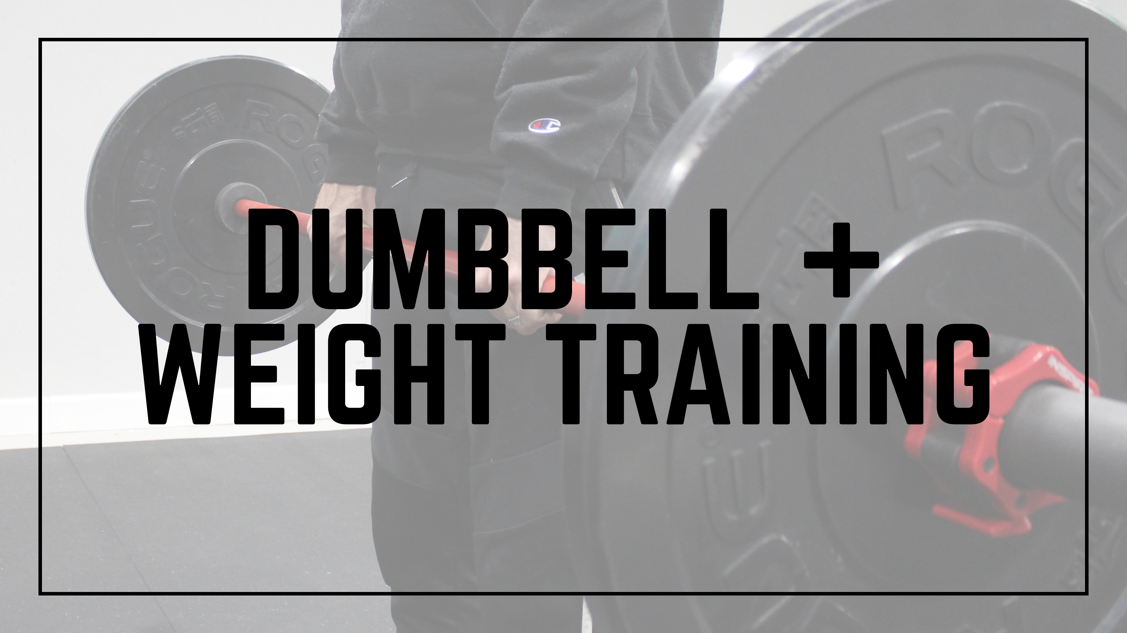 Dumbbells + Weight Training