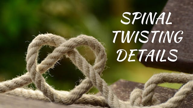 Spinal Twisting Details (6 mins)