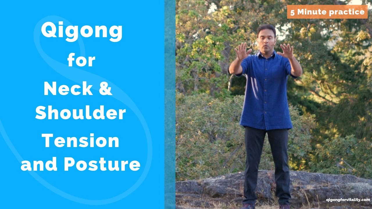 Qigong for Neck, Shoulders, Lung Circulation - Rowing the Boat (10 mins ...