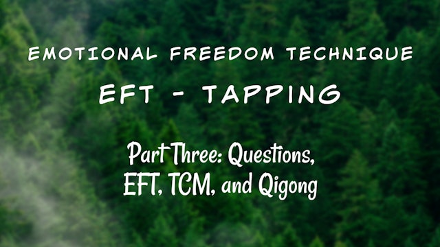 EFT Training Part Three - Questions TCM, and Qigong (32 min)