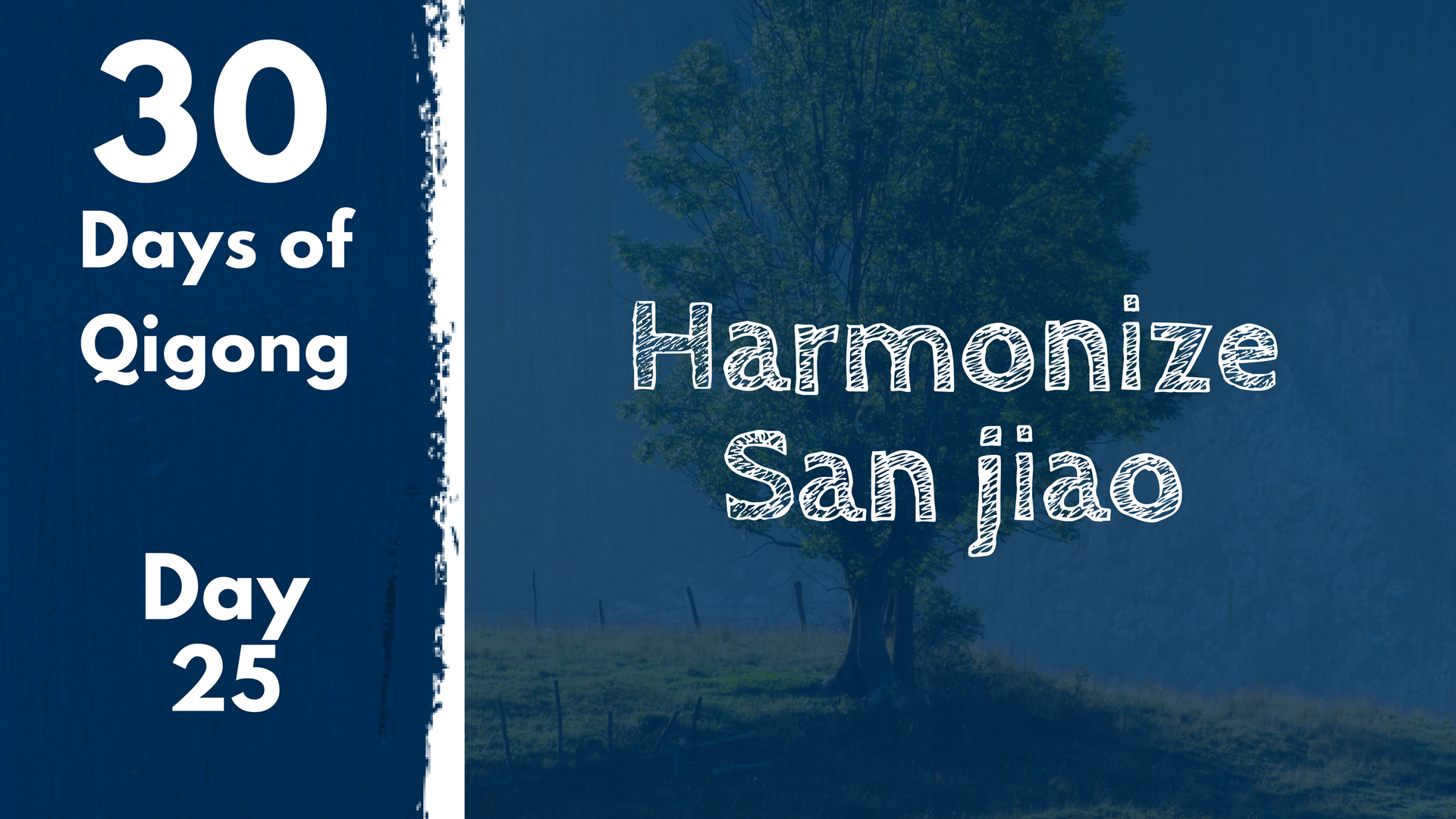 Day 25 Harmonize Sanjiao (25 mins)