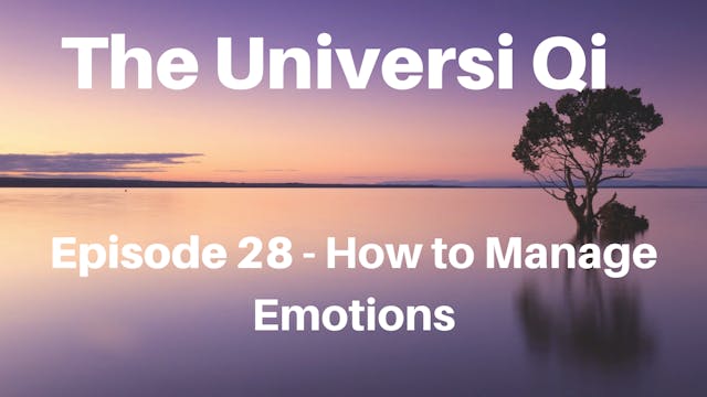 Universi Qi Episode 28 - How to Manag...