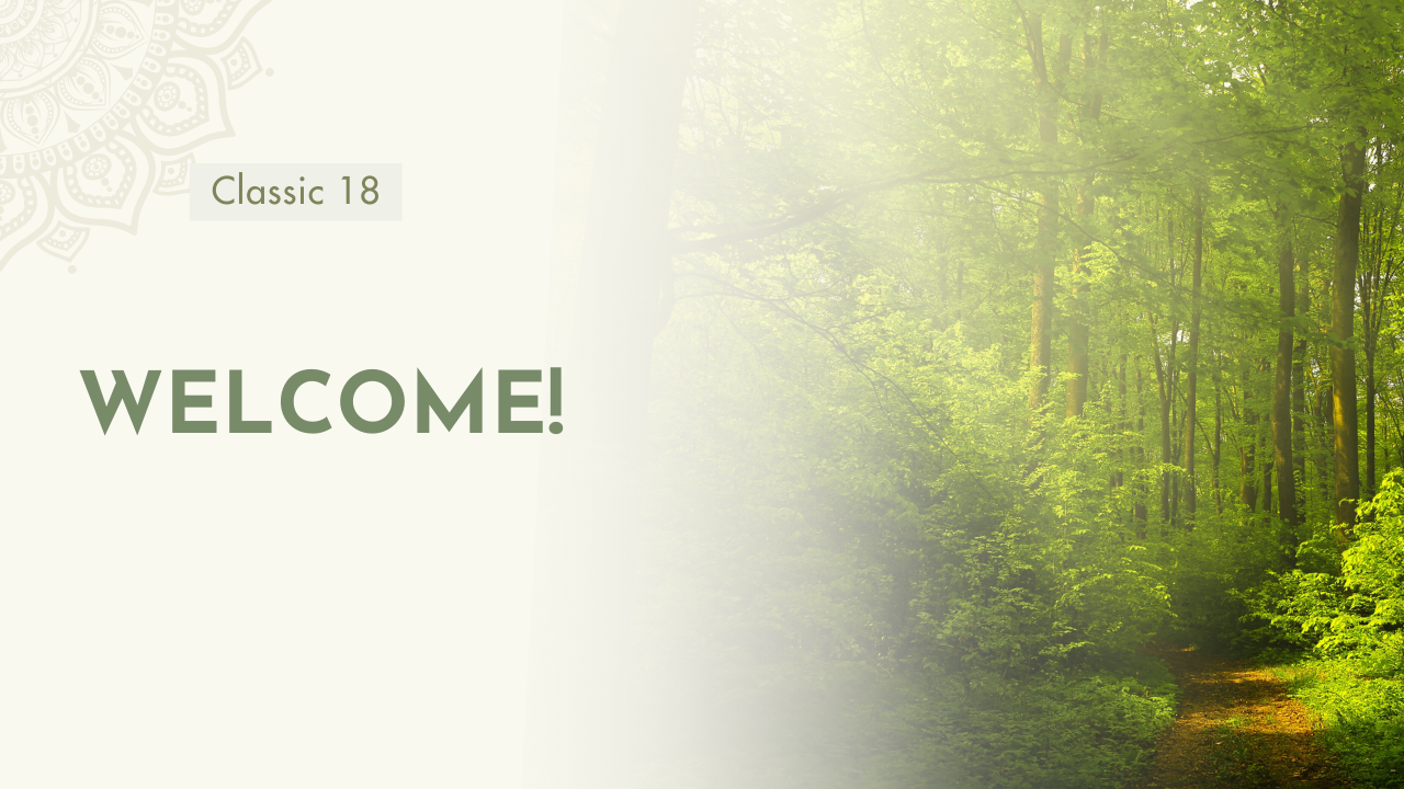 Welcome to the Classic 18