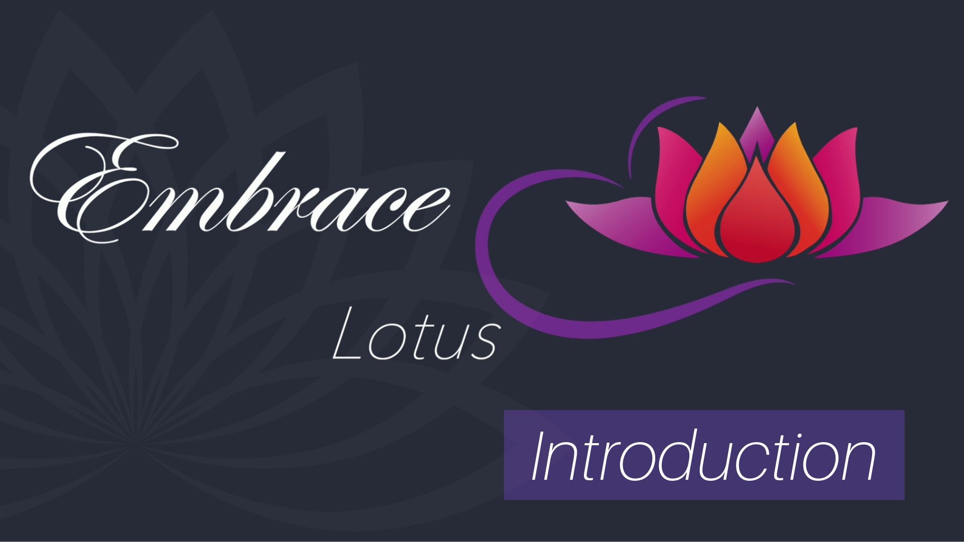 Embrace Lotus INTRO (8 mins)