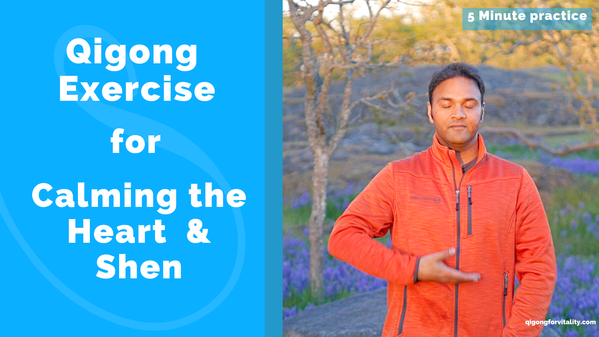5 Minute Heart Calming Qigong Practice (5 mins)