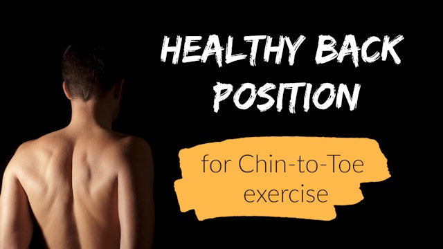 Healthy Back Position for Qigong (6 mins)